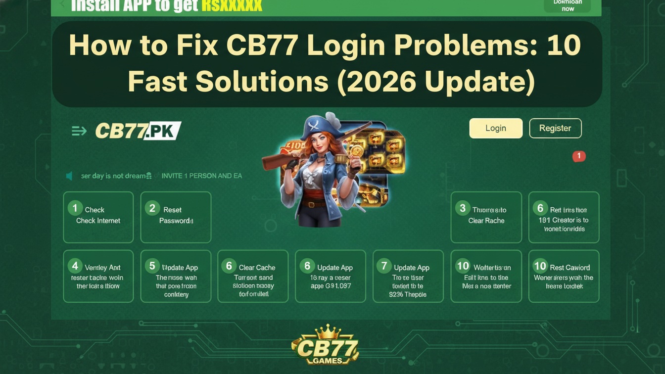How to Fix CB777 Login Problems: 10 Fast Solutions (2026 Update)